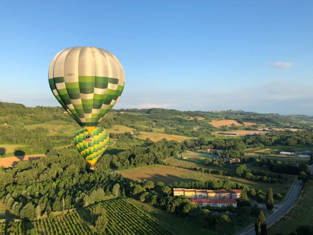 volo en globo aerostatico